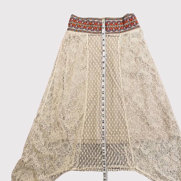 Lace Boho Midi Skirt - Picture 9 of 11